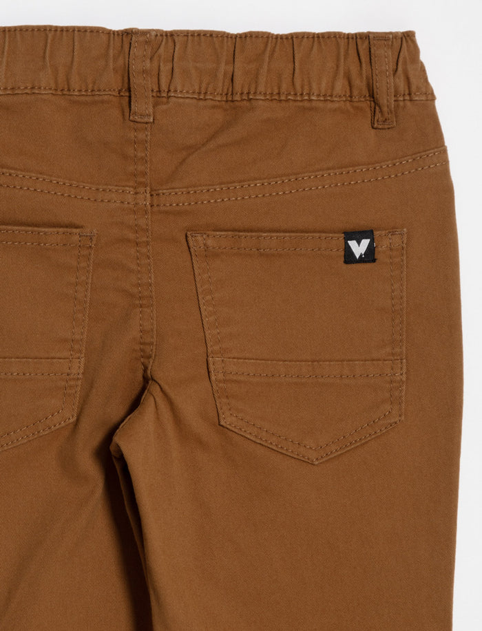 Pantalon droit à taille élastique