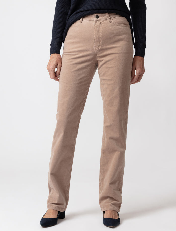 Pantalon droit à taille régulière