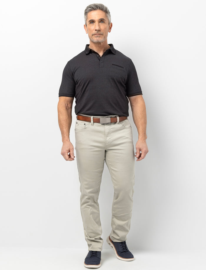 Pantalon droit extensible