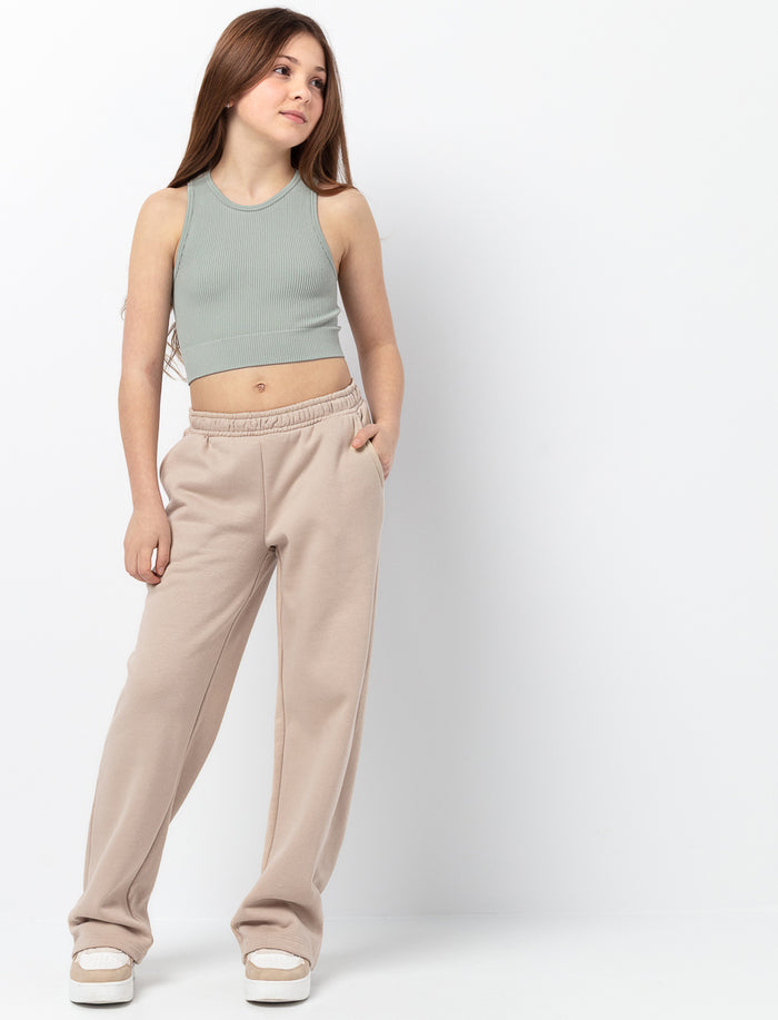 Pantalon en coton ouaté