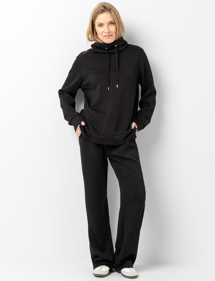 Pantalon en modal à jambe large pour femme