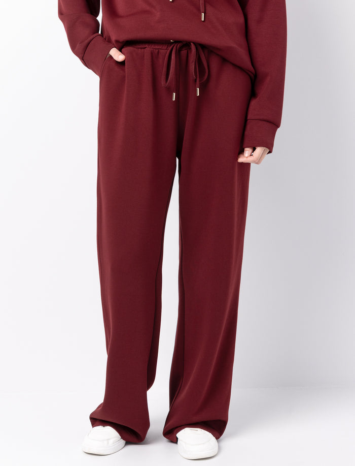 Pantalon en modal à jambe large pour femme