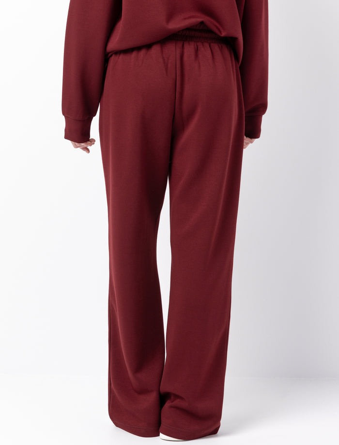 Pantalon en modal à jambe large pour femme