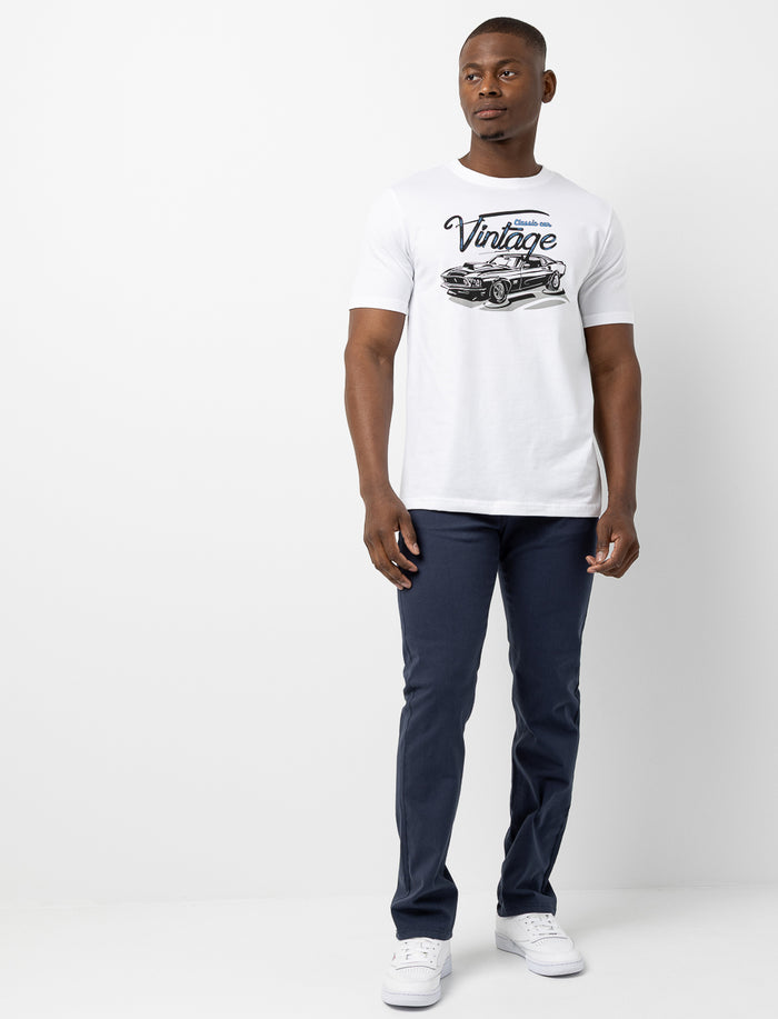 Pantalon étroit à taille régulière