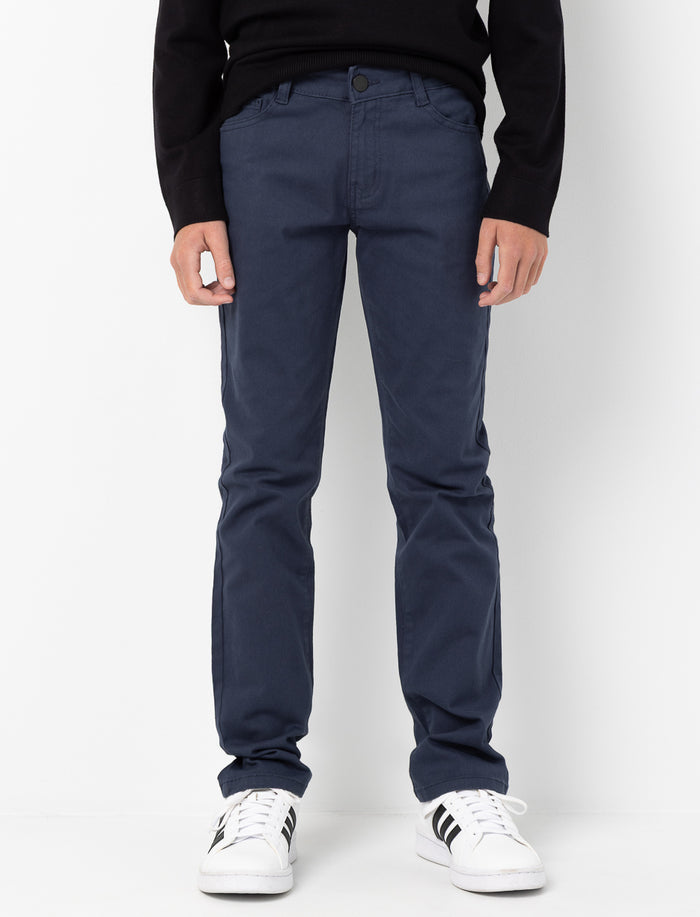 Pantalon étroit à taille régulière