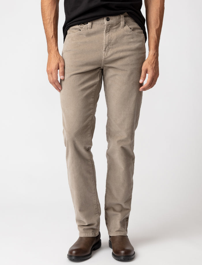 Pantalon étroit en velours côtelé