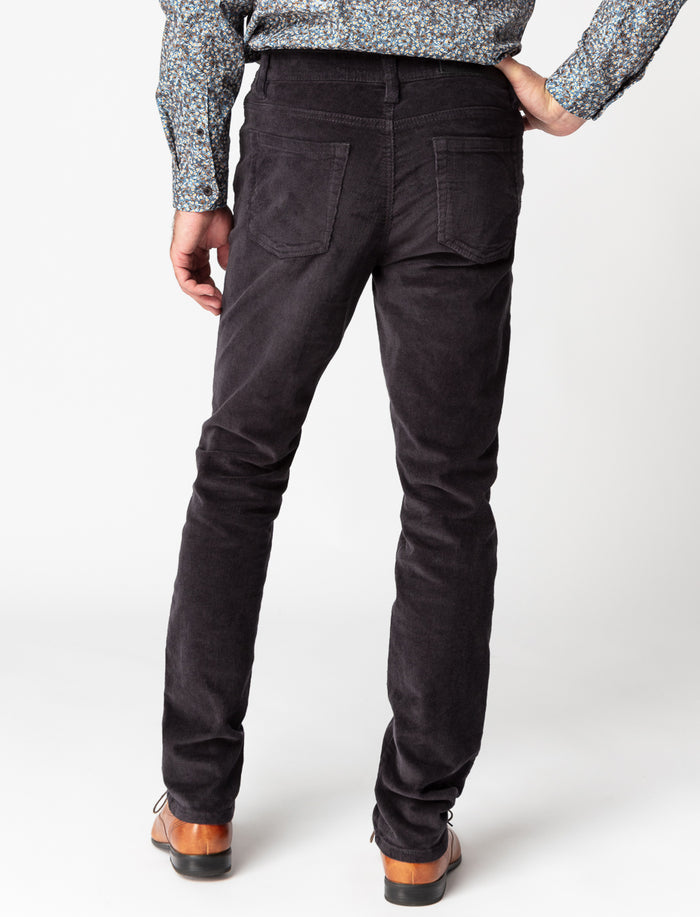 Pantalon étroit en velours côtelé