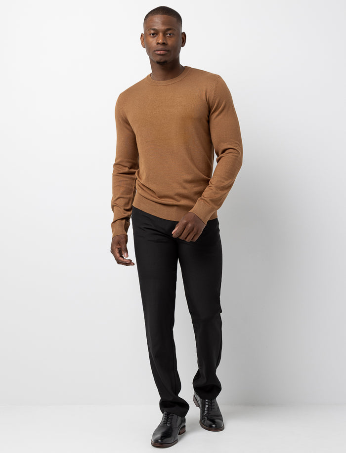 Pantalon habillé droit extensible