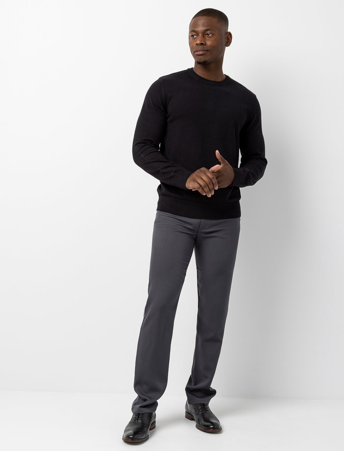 Pantalon habillé droit extensible