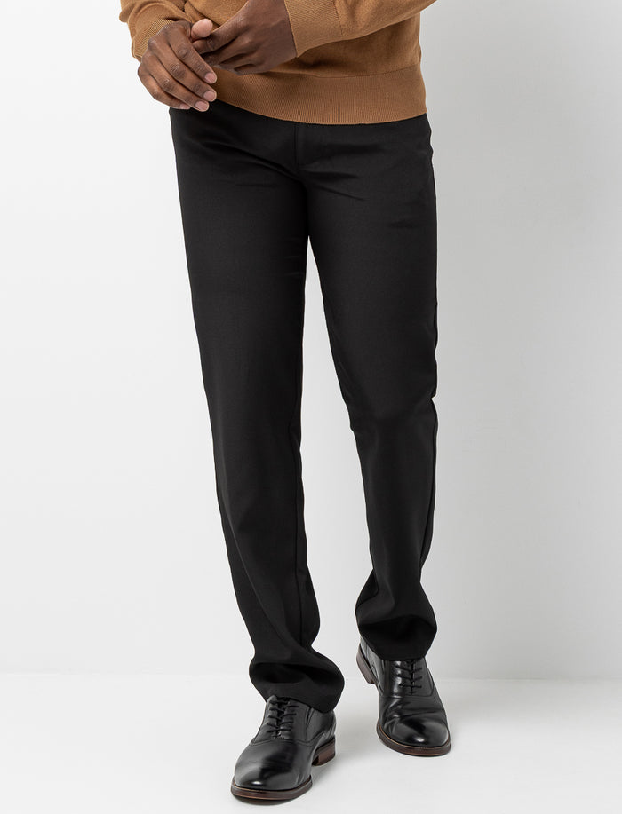 Pantalon habillé droit extensible