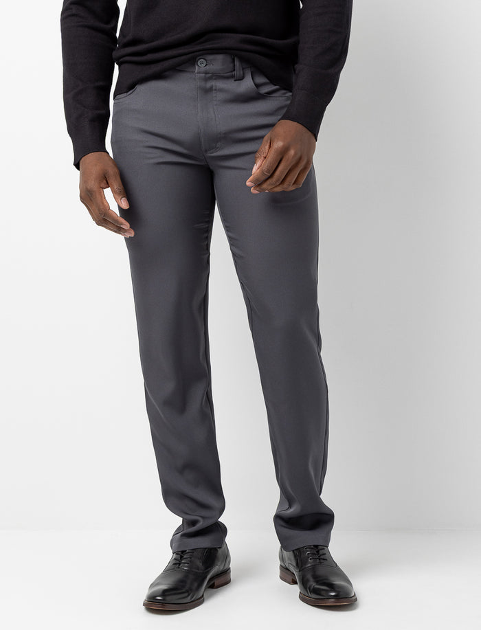 Pantalon habillé droit extensible