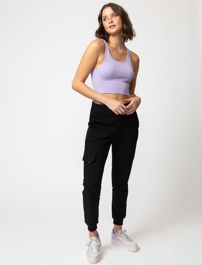 Pantalon jogger à poche cargo