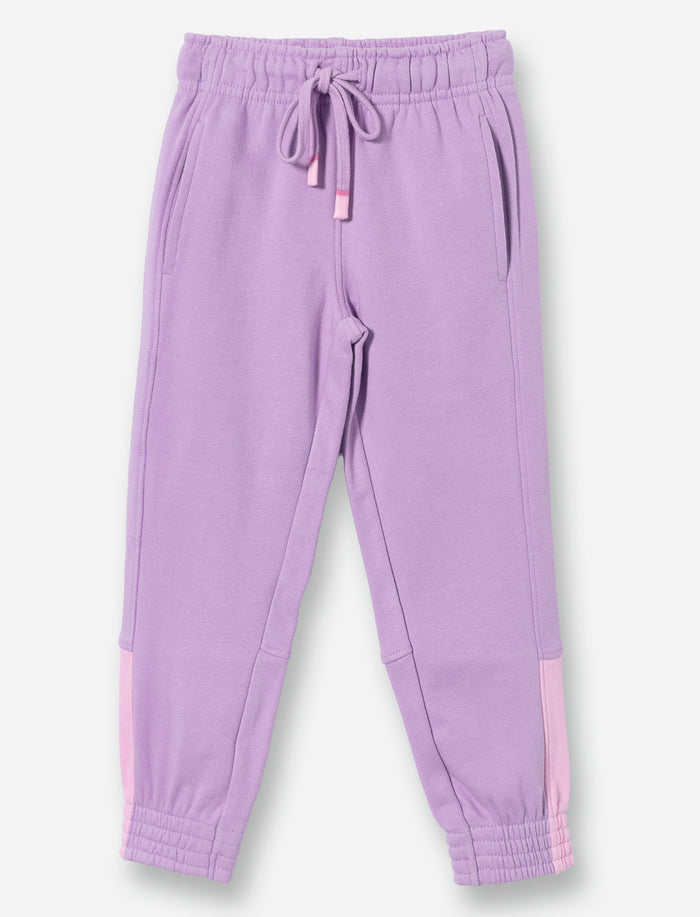 Pantalon ouaté à taille élastique - petite fille