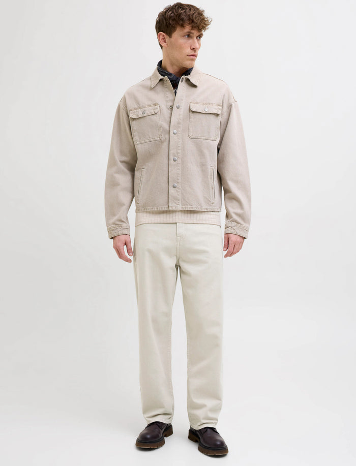 Pantalon uni à jambes larges