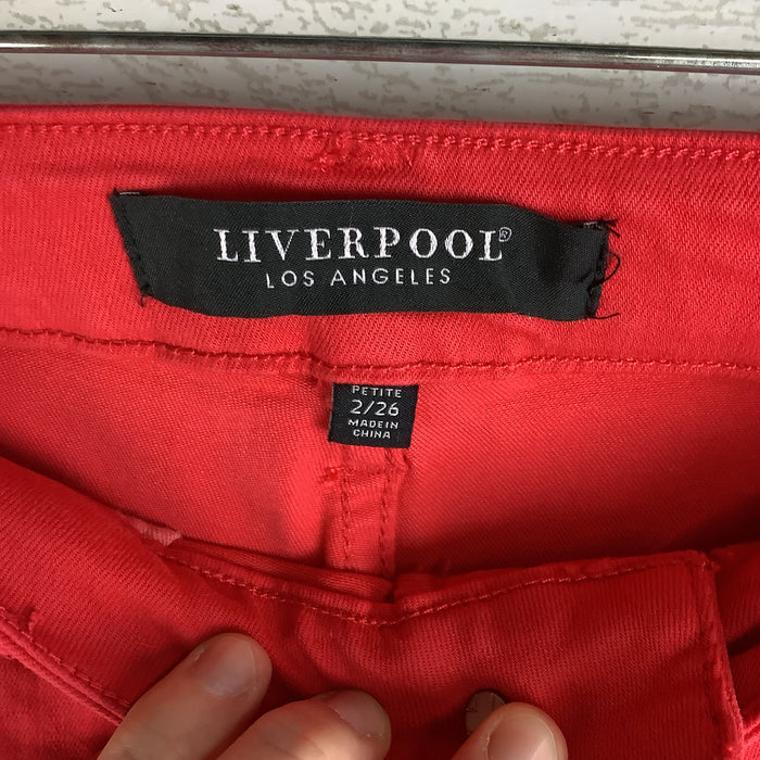 Pants Other By Liverpool In Red, Size: 2 petite
