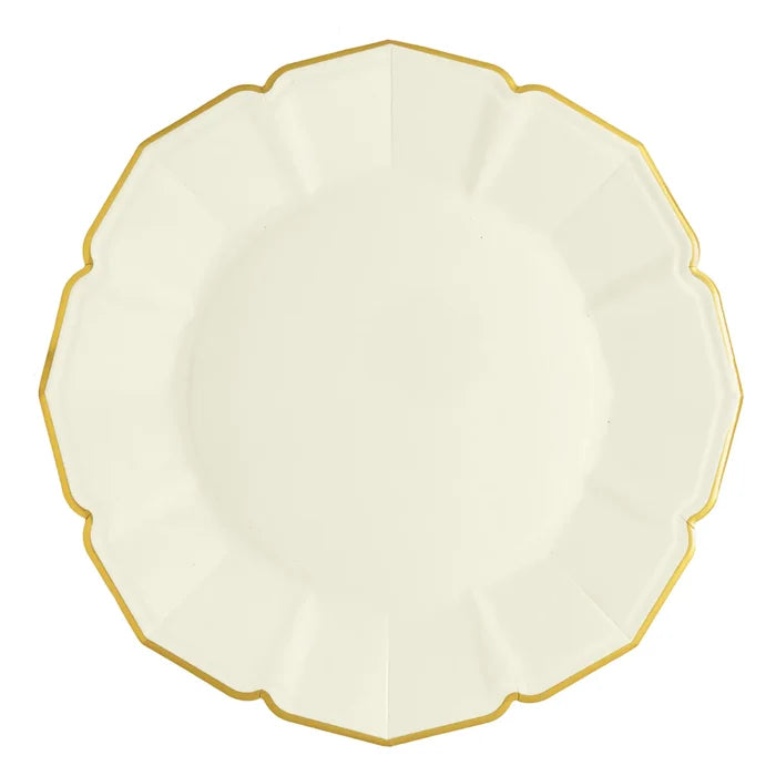 Paper Plate (Large) - Cream