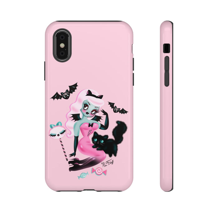 Pastel Candy Vampire with Kitty • Tough Phone Case