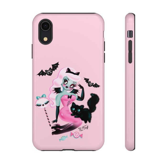 Pastel Candy Vampire with Kitty • Tough Phone Case