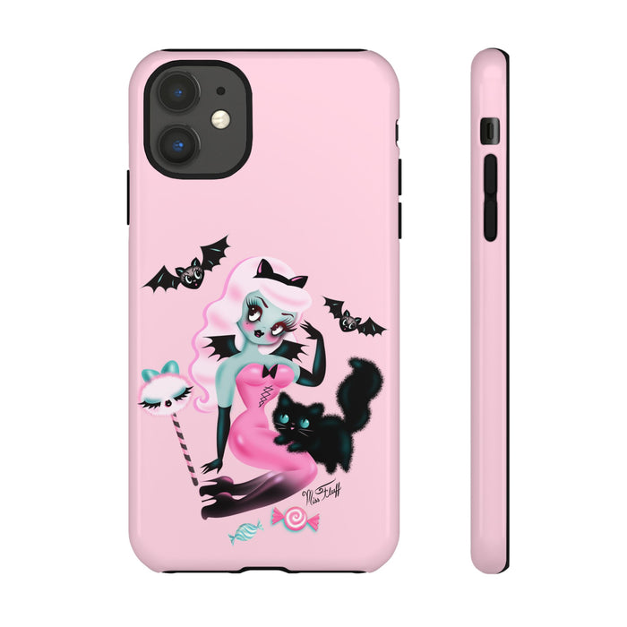 Pastel Candy Vampire with Kitty • Tough Phone Case