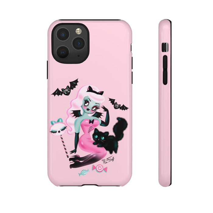 Pastel Candy Vampire with Kitty • Tough Phone Case