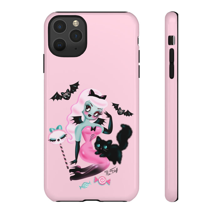 Pastel Candy Vampire with Kitty • Tough Phone Case