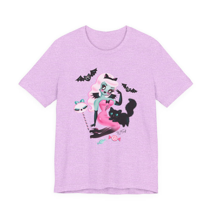Pastel Candy Vampire with Kitty • Unisex Tee