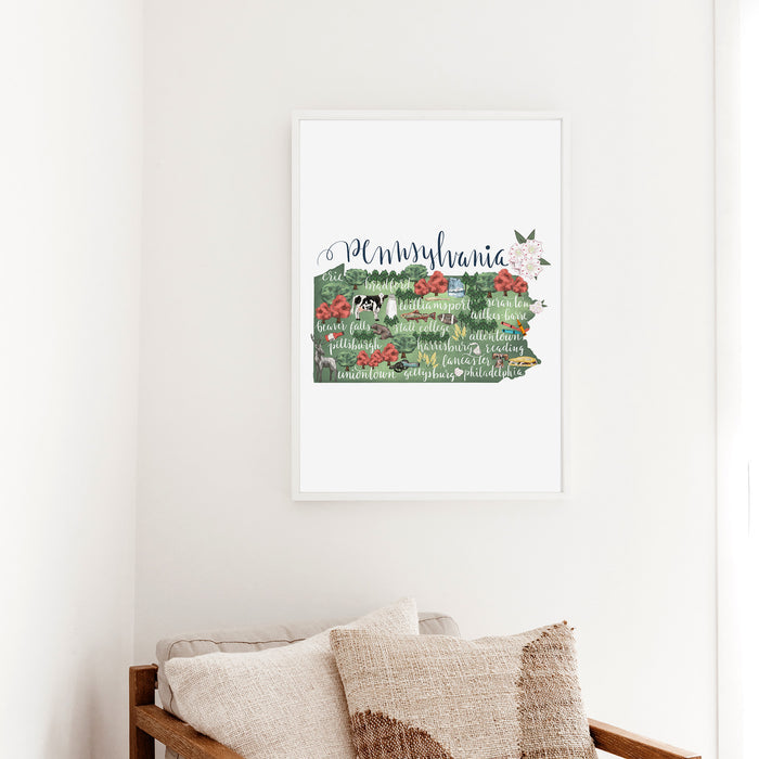 Pennsylvania  - Art Print or Canvas - Jetty Home