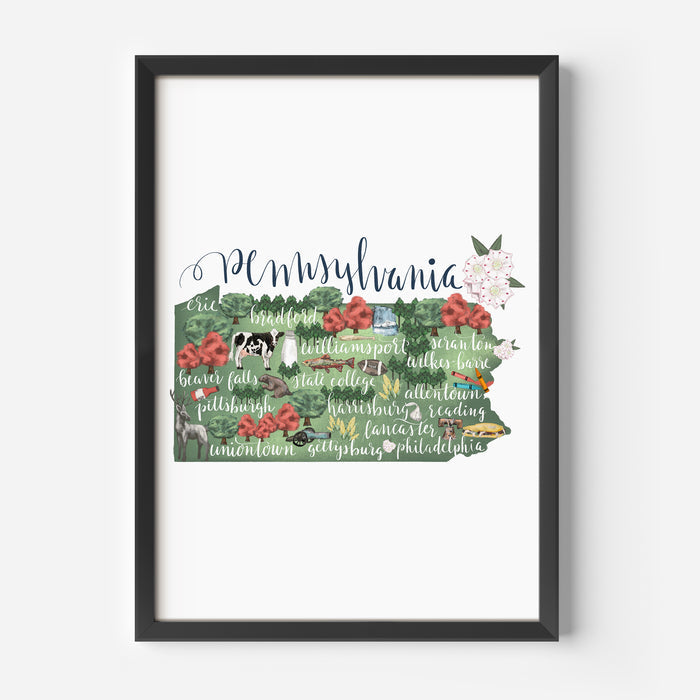 Pennsylvania Map - Jetty Home