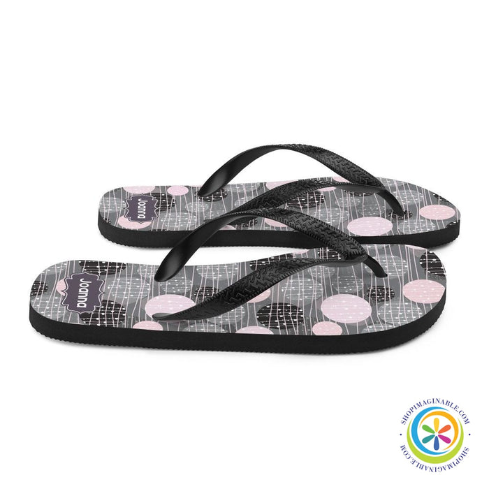 Personalized Circular Pattern Flip-Flops-ShopImaginable.com