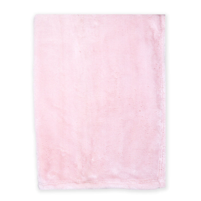 Pink Flower Plush Activity Toy & Baby Blanket Set – 100% Polyester, 30" x 36"