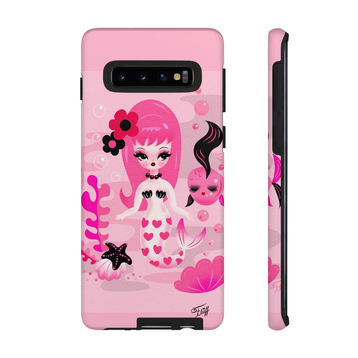 Pink Mod Mermaid • Tough Phone Case