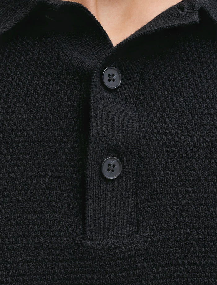 Polo en tricot à coupe décontracté