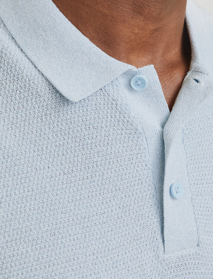 Polo en tricot à coupe décontracté