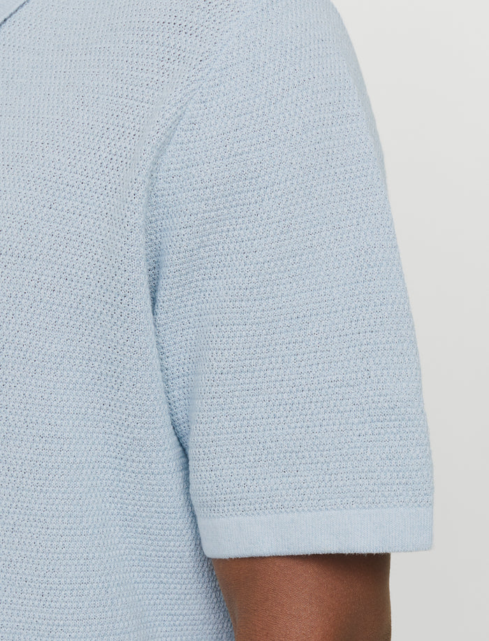 Polo en tricot à coupe décontracté