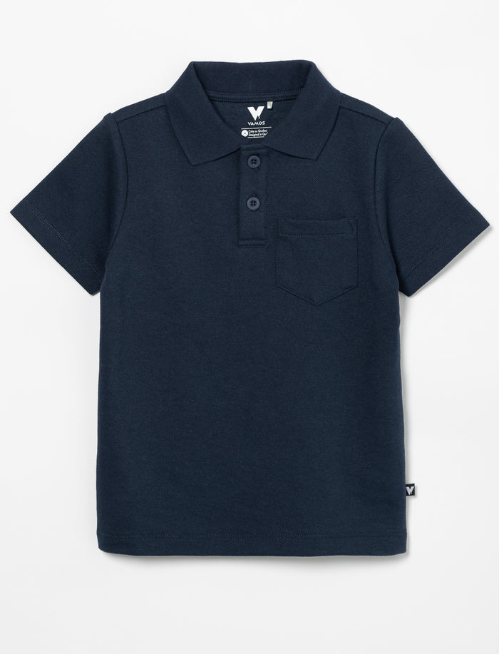 Polo essentiel à poche - petit garçon