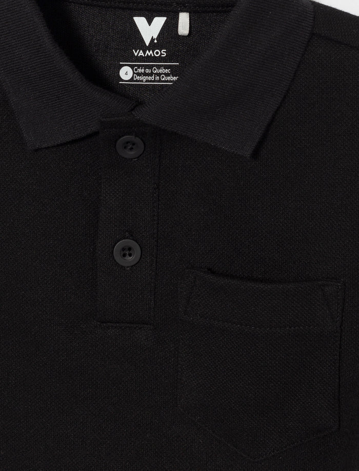 Polo essentiel à poche - petit garçon