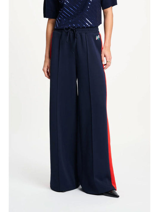 Pom Trackpants Stripe Night Blue