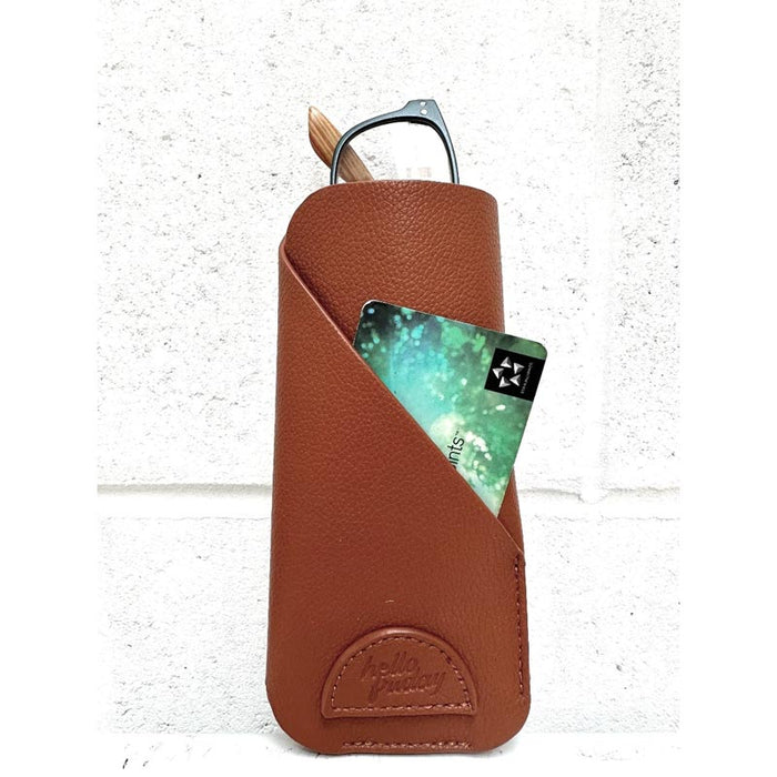 Hello Friday Poppy Tan Glasses Case | Koop.co.nz