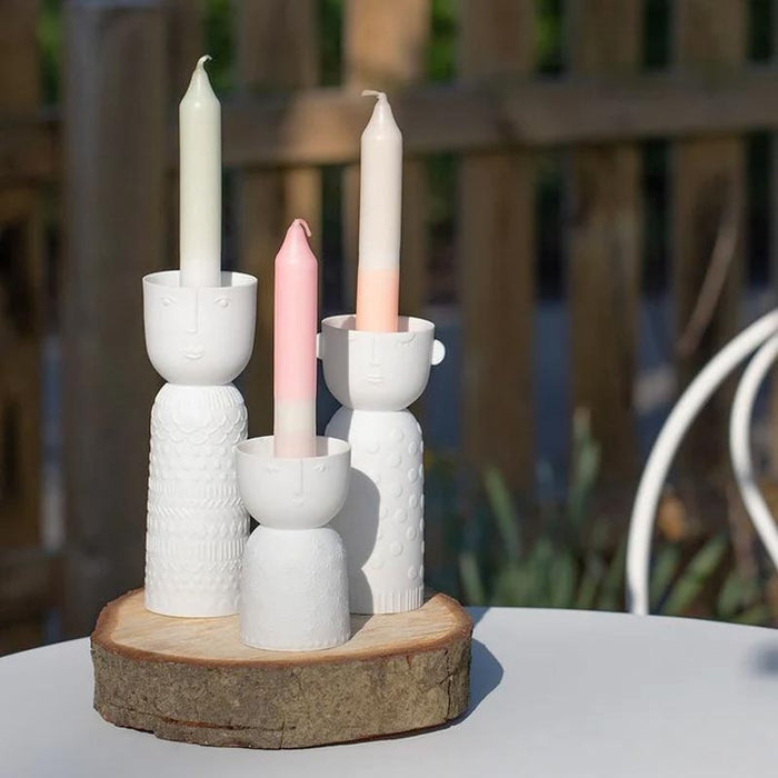 Rader Porcelain Candle Holder - Large Lucia | Koop.co.nz