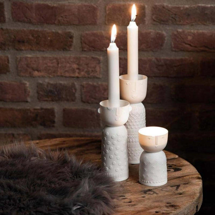 Rader Porcelain Candle Holder - Large Lucia | Koop.co.nz