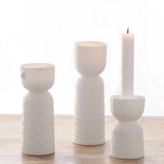 Rader Porcelain Candle Holder - Large Lucia | Koop.co.nz