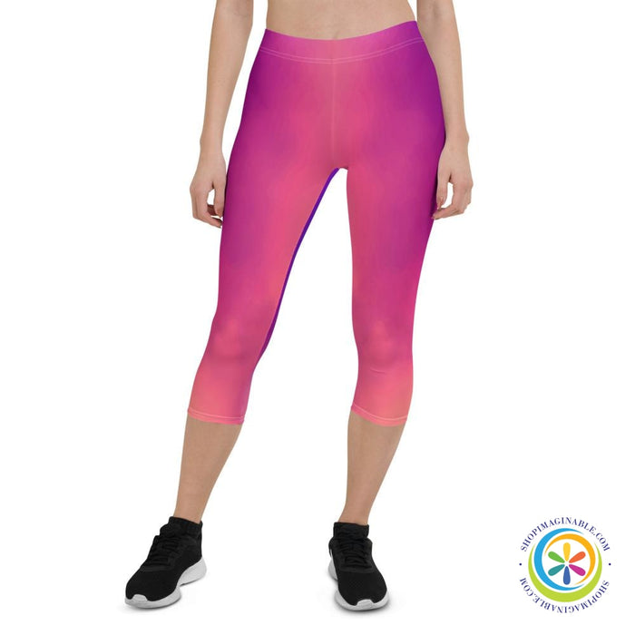 Pretty In Pinks Capri Leggings-ShopImaginable.com