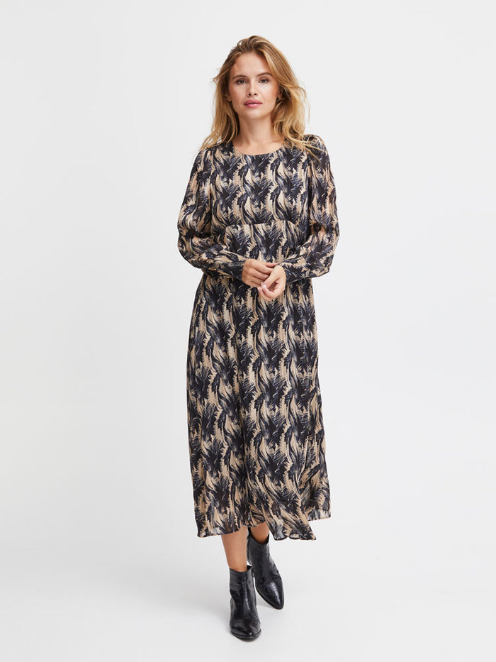 Pulz PzSabella Long Dress Frosted Almond