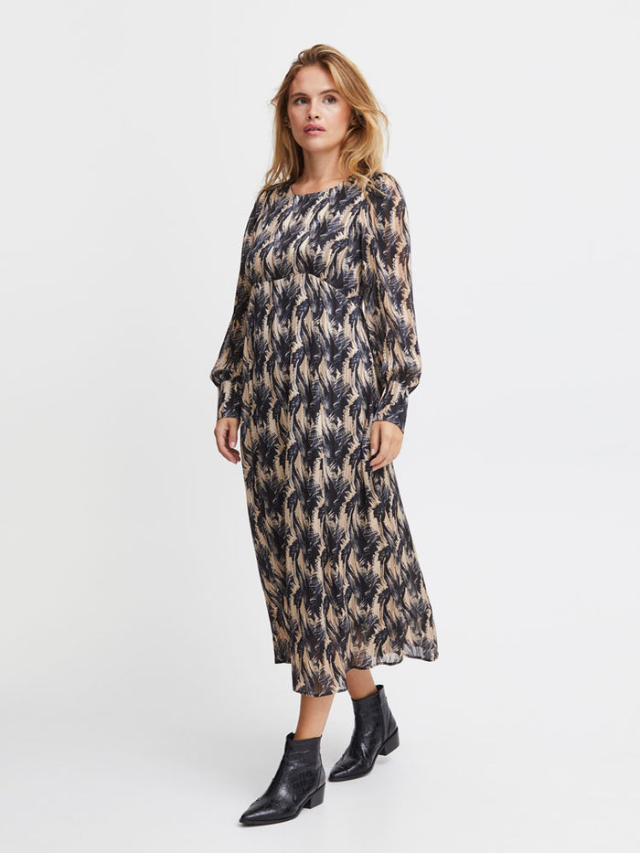 Pulz PzSabella Long Dress Frosted Almond