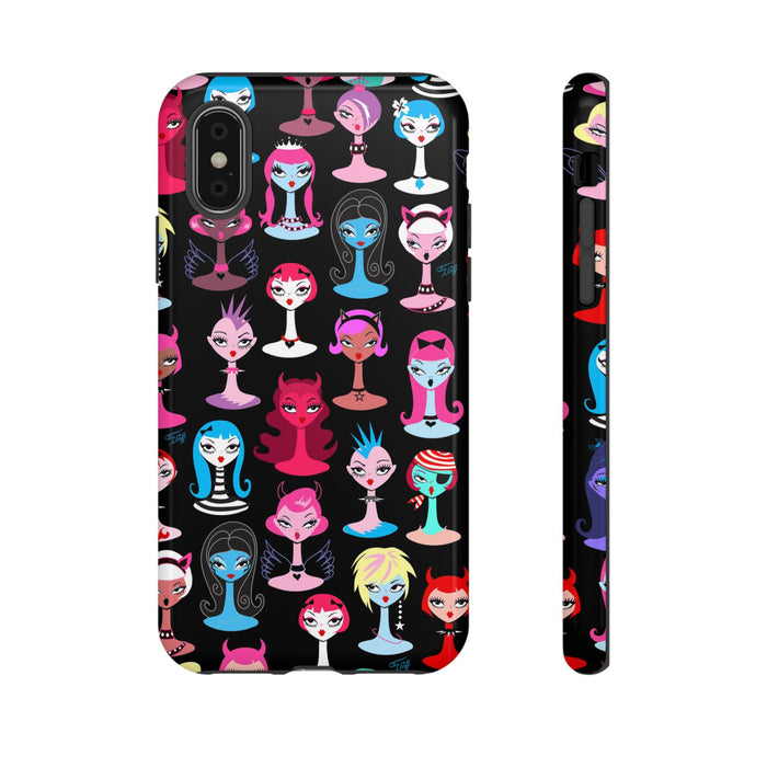 Punky Goth Dollies • Tough Phone Case