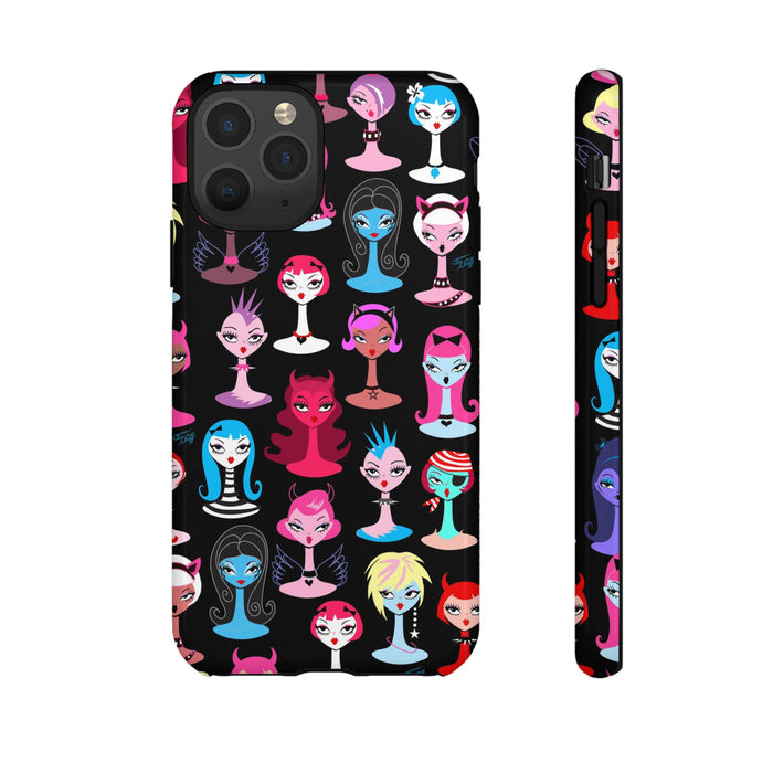 Punky Goth Dollies • Tough Phone Case