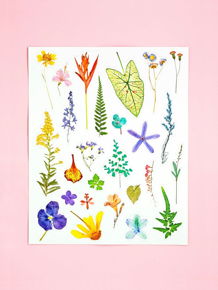 PUPA-Floral Sticker Sheet