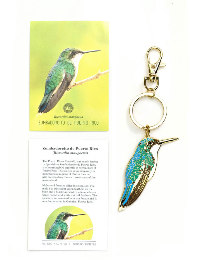PUPA-Zumbadorcito de Puerto Rico Keychain