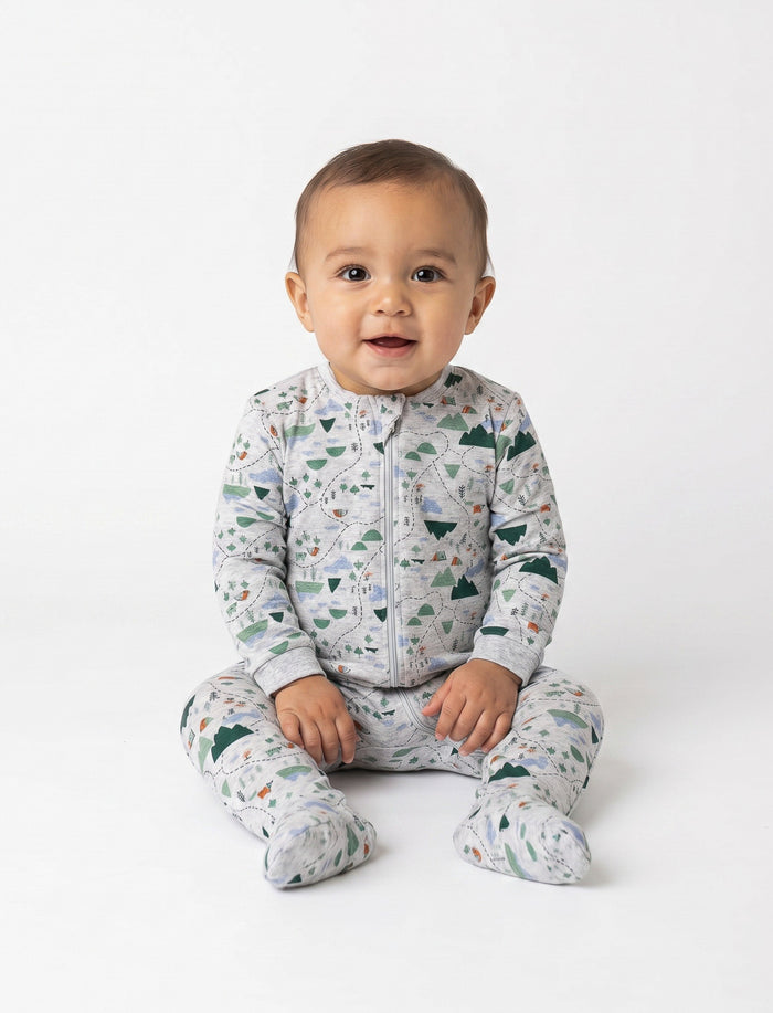 Pyjama 1 pièce imprimé pour bébé garçon