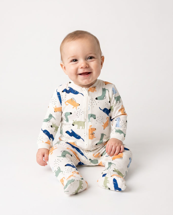 Pyjama 1 pièce imprimé pour bébé garçon